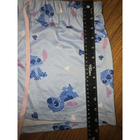 Disney Lilo And Stitch Pajama Shorts Womens Size Large Pull On Drawstring 5668 - Picture 3 of 5